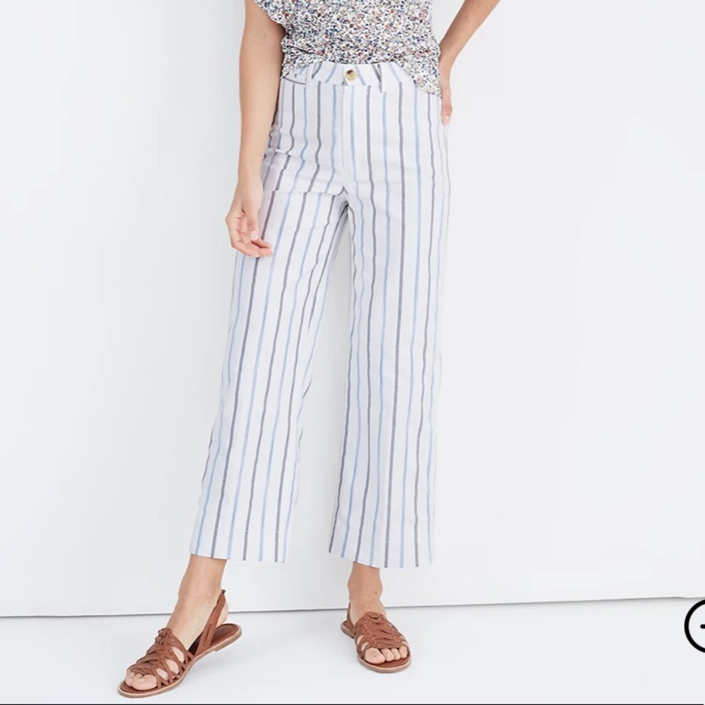Madewell Wide-Leg Crop Pants